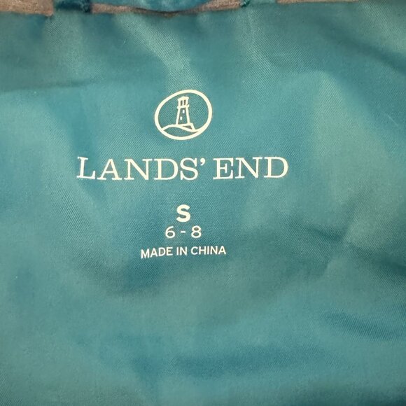 Lands End Vintage Womens‎ Down Puffer Vest Blue Small 6-8 Lightweight Outerwear - Picture 6 of 9